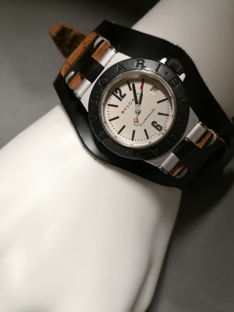 Bulgari寶格麗 自動上鍊女表/手工錶帶
