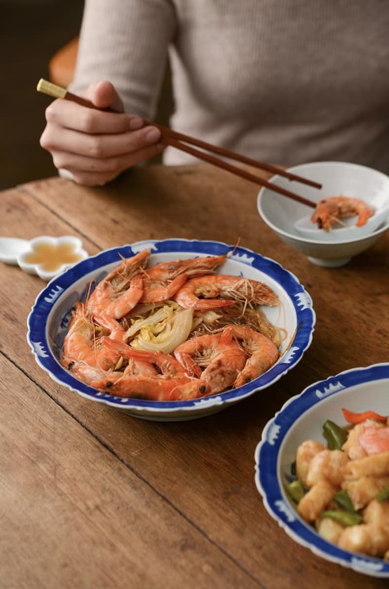 手繪青花瓷盤 菱形折邊碗 手作碗 中國古風典雅之作