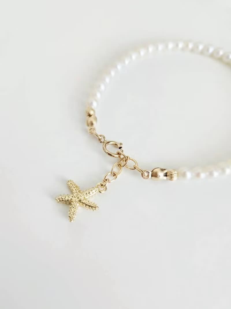 海底星 - 海星珍珠手鍊