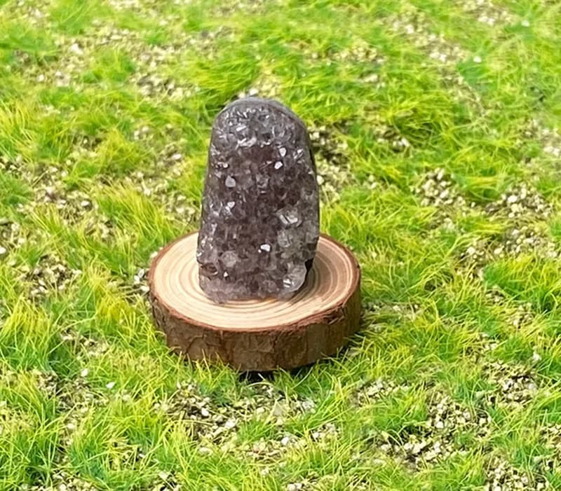小小能量擺件-鴻運當頭 小迷你紫紅色紫晶鎮 紫水晶 快速出貨