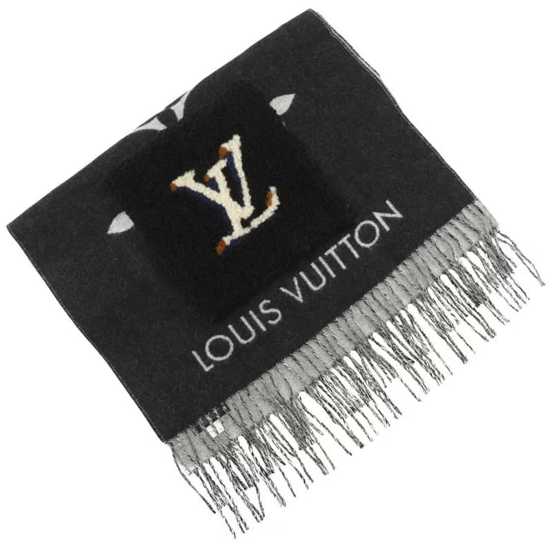 【日本直送】ルイ・ヴィトン LOUIS VUITTON エシャルプ・コールド レイキャビック マフラー ムートンテディ M76567 レディース【中古】