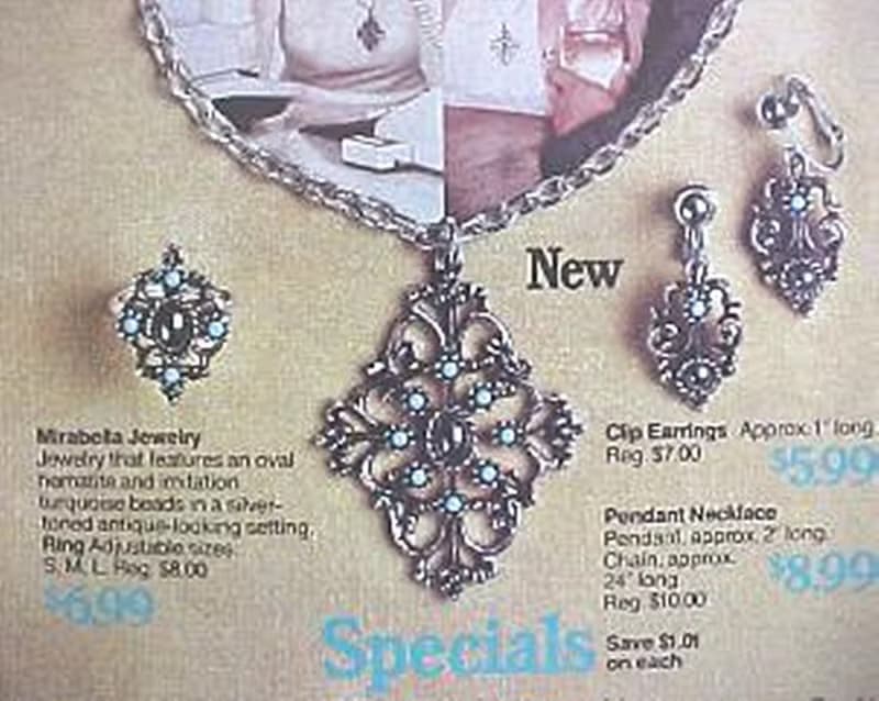 【西洋古董飾品 】AVON 1974年 Mirabella 十字架 項鍊