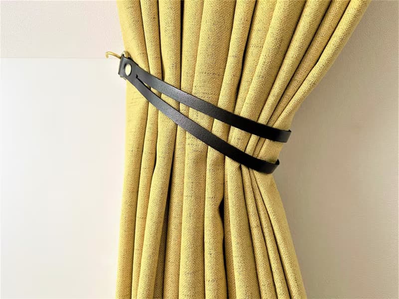 皮革窗簾綁帶//簡約主義//家居裝飾//窗簾//窗簾綁帶