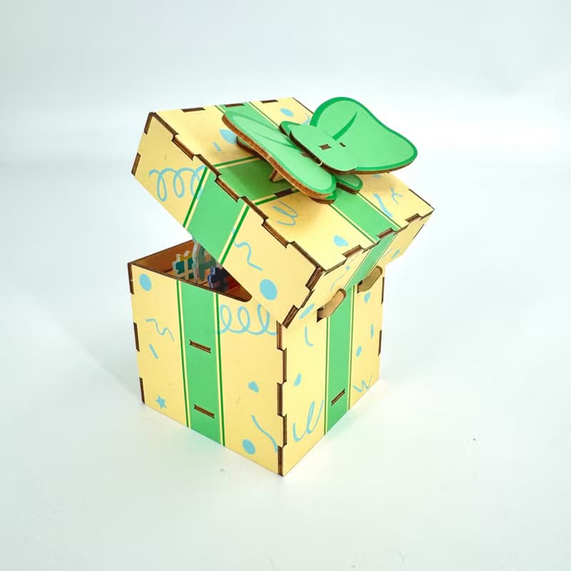 Jigzle 3D木拼圖 - 禮物音樂盒系列 | 生日禮物