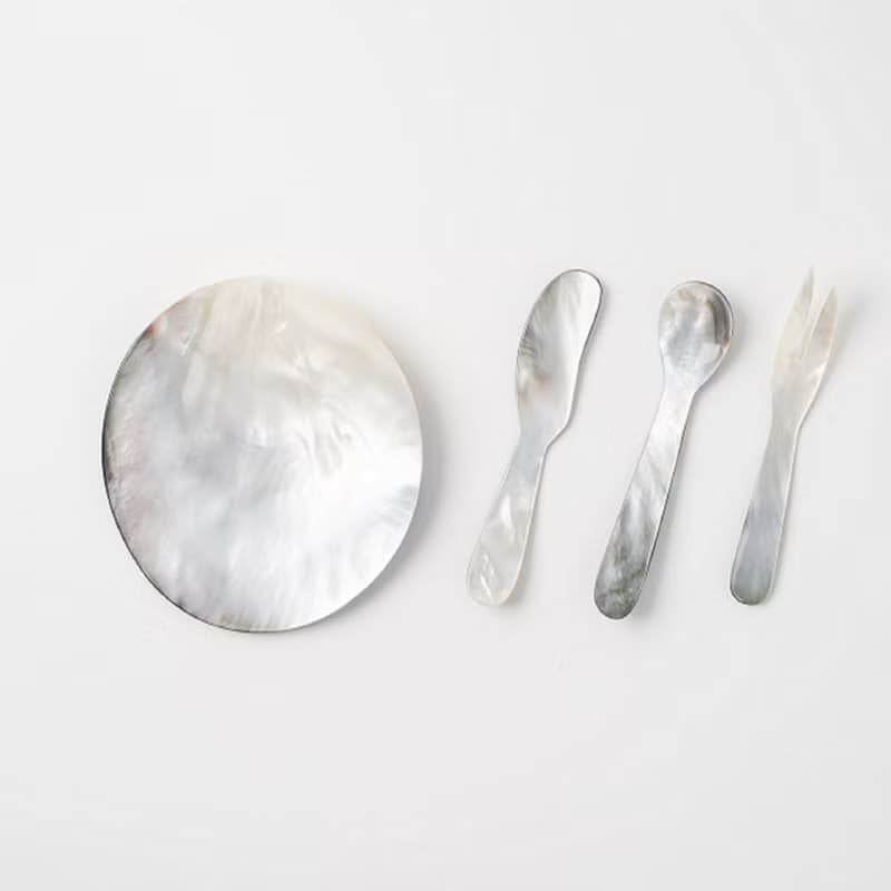 情人節禮物 | 黑色翡翠貽貝 湯匙 / 來自澳洲的天然貝殼