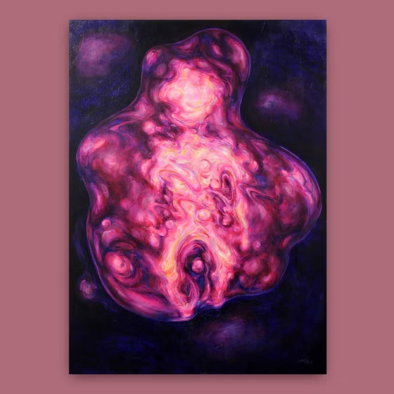 遺忘了最初的那份純真 /藝術掛畫 /抽象畫 /靈魂畫作 /裝飾油畫