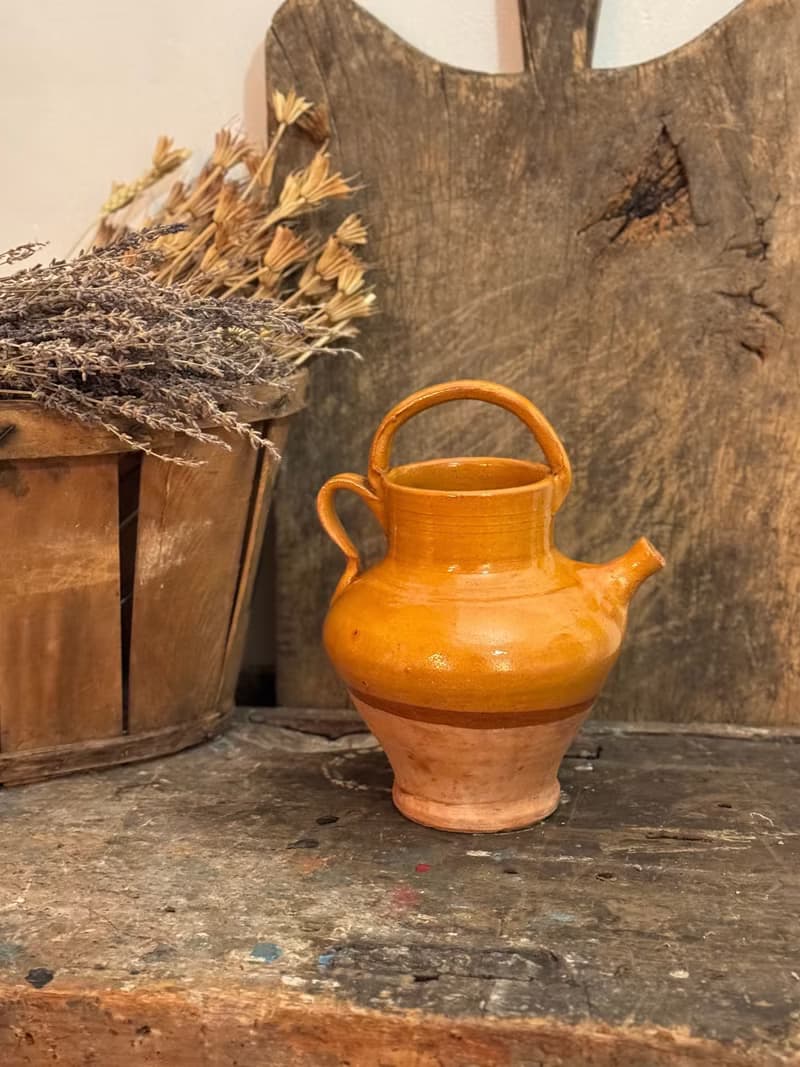 40056 -迷人十九世紀南法古董陶罐 French antique pottery jug