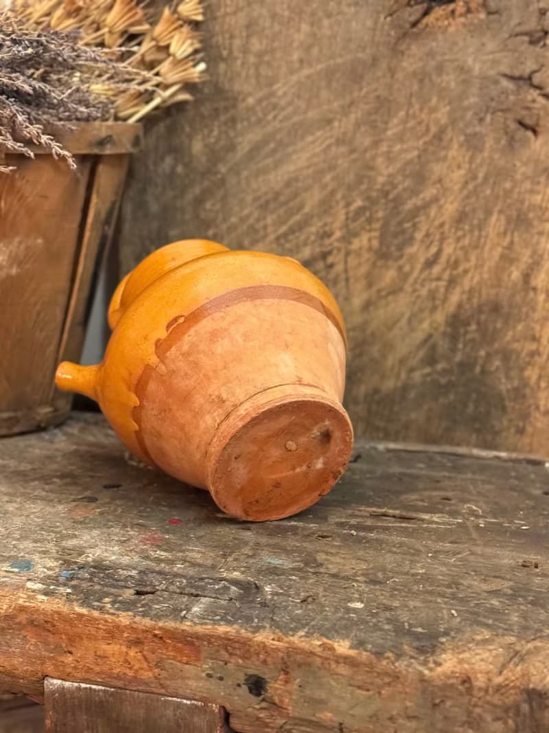 40056 -迷人十九世紀南法古董陶罐 French antique pottery jug