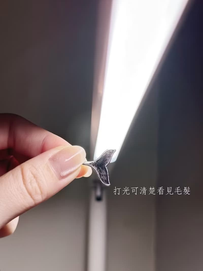 不鏽鋼 魚尾 胎毛 母乳項鍊