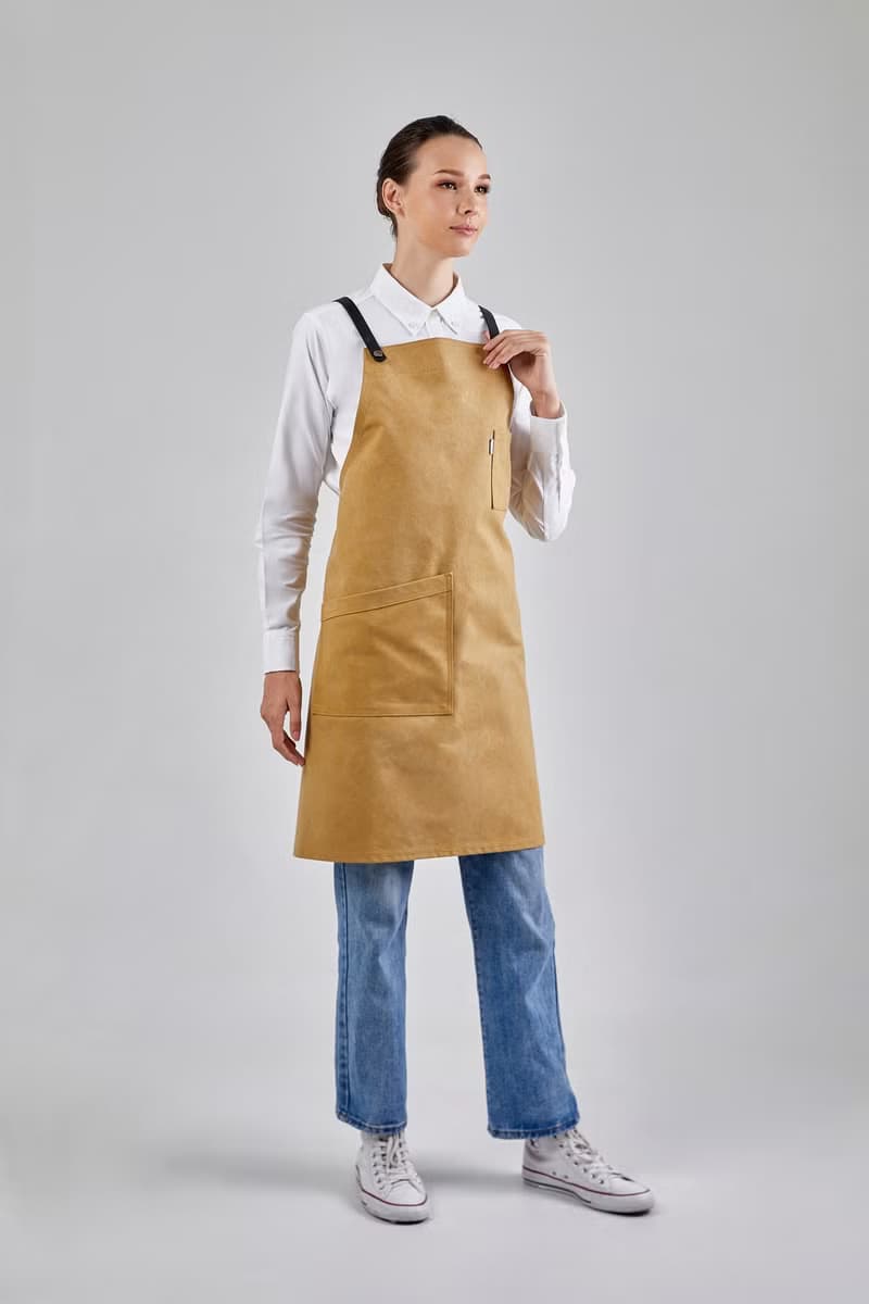 12C Cross Back Apron (Latte Brown) 工作服 圍裙