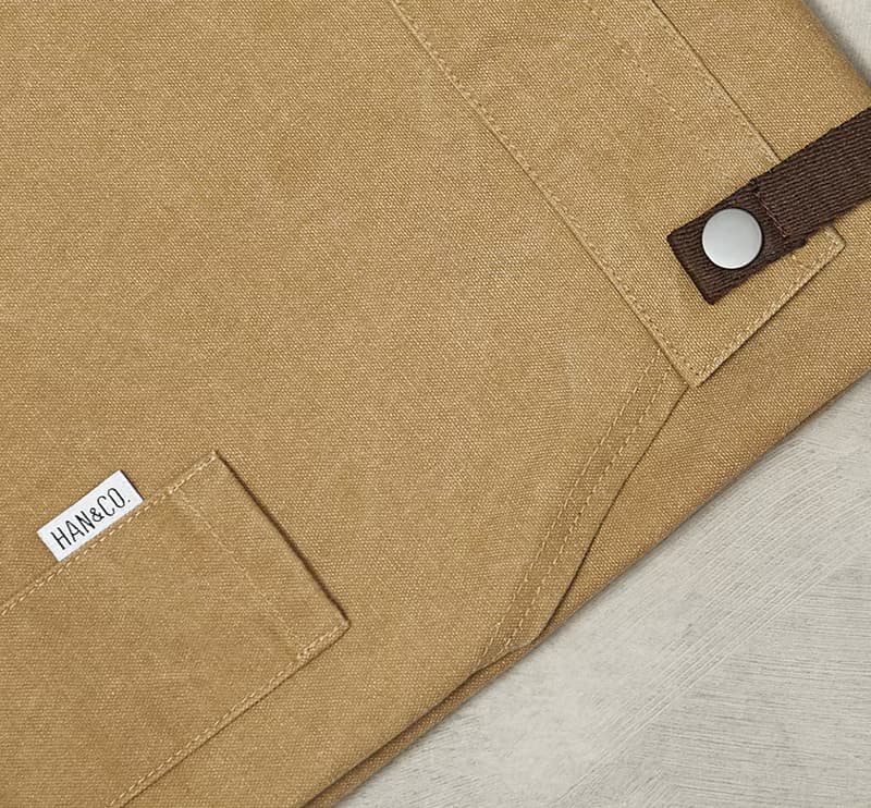 12C Cross Back Apron (Latte Brown) 工作服 圍裙