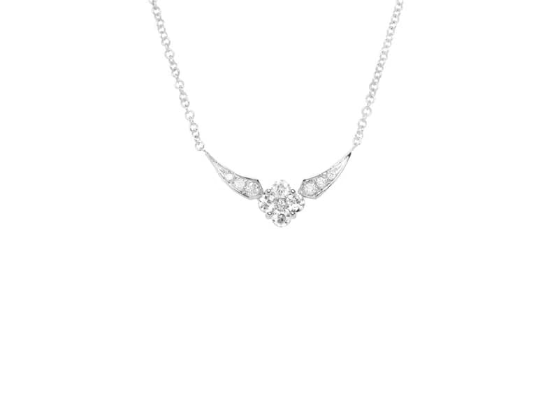 丁香花 Lilac系列 | 天然鑽石 / 18K小花項鍊 / 鎖骨鍊