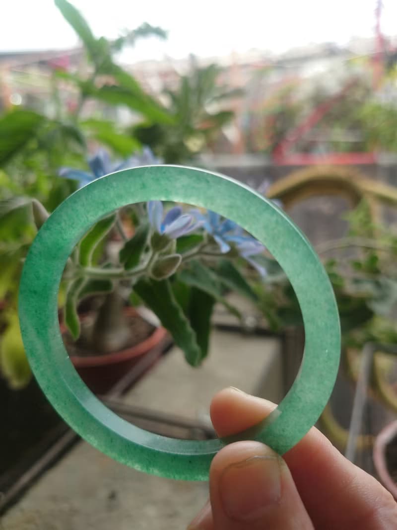 Miss feng天然石-天然綠莓晶方形鐲