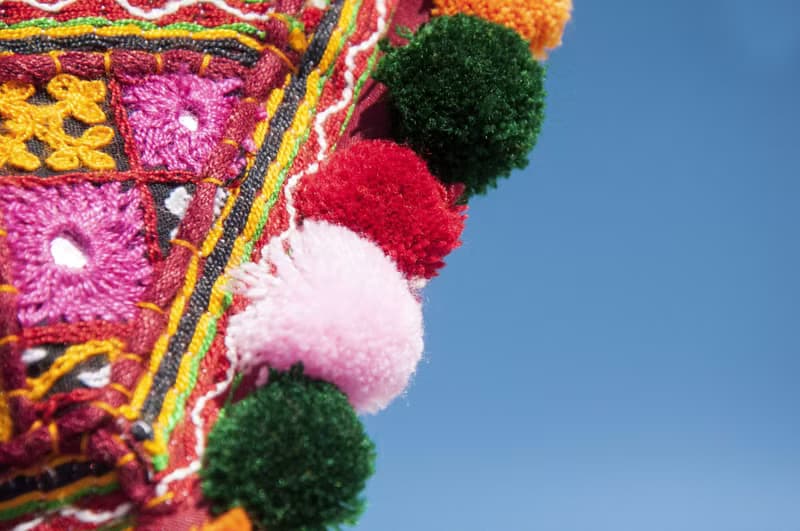 手工刺繡斜背包 民族風包 側背包 肩背包 手工包 刺繡包-沙漠鏡子