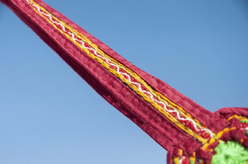 手工刺繡斜背包 民族風包 側背包 肩背包 手工包 刺繡包-沙漠鏡子
