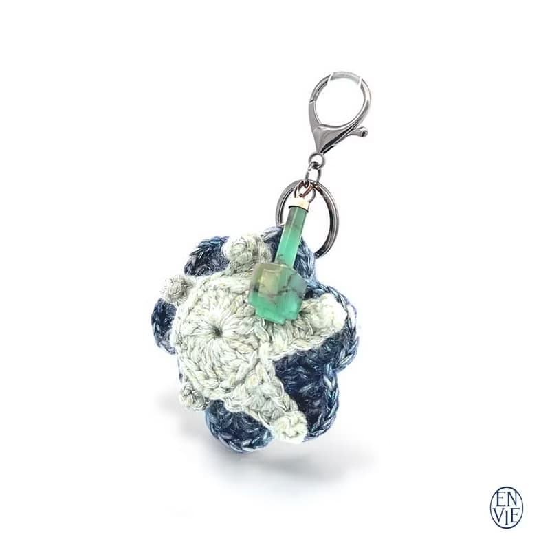 限量天然澳洲玉手工編織掛飾 珠寶吊飾 手作編織 畢業禮物