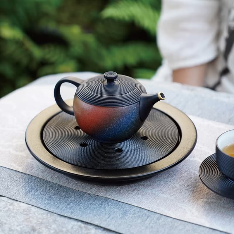 陸寶 星河環宇茶禮 1壺4杯+茶盤+茶葉罐 茶具組
