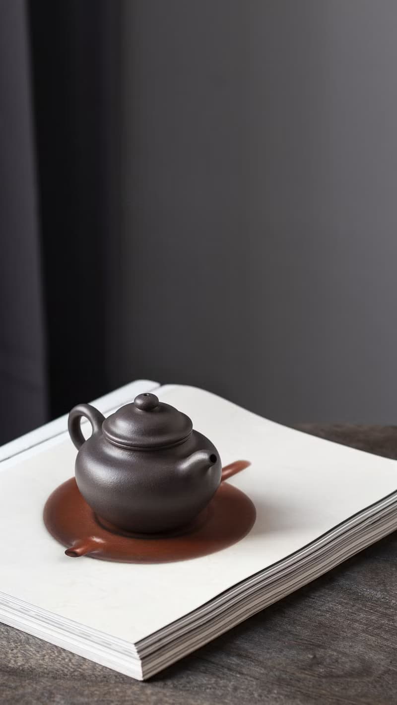 送禮紫砂壺茶壺莲子 慕古款 240cc 原矿极品天青料 正宗润泽 器型
