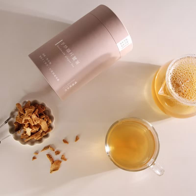 減糖薑茶【手炒原片薑茶270g送禮組】附質感提袋 黑糖