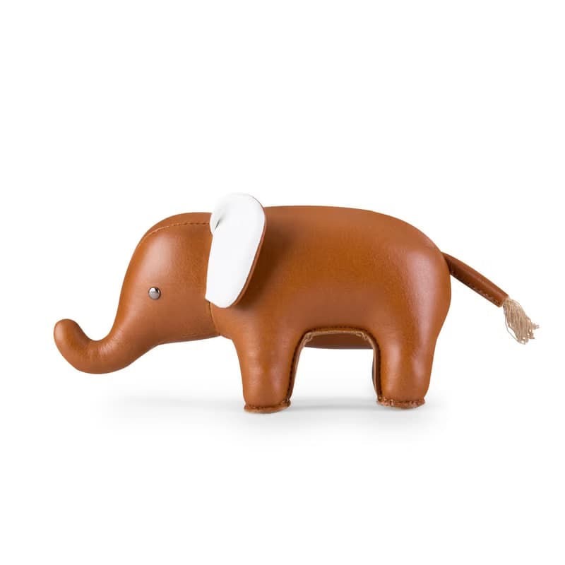 【紙鎮】大象 Elephant 皮革動物擺飾  | 入厝禮物