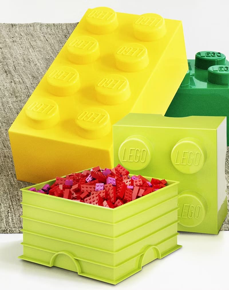 Room Copenhagen 樂高 LEGO 4凸收納盒-寶藍色(40031731)