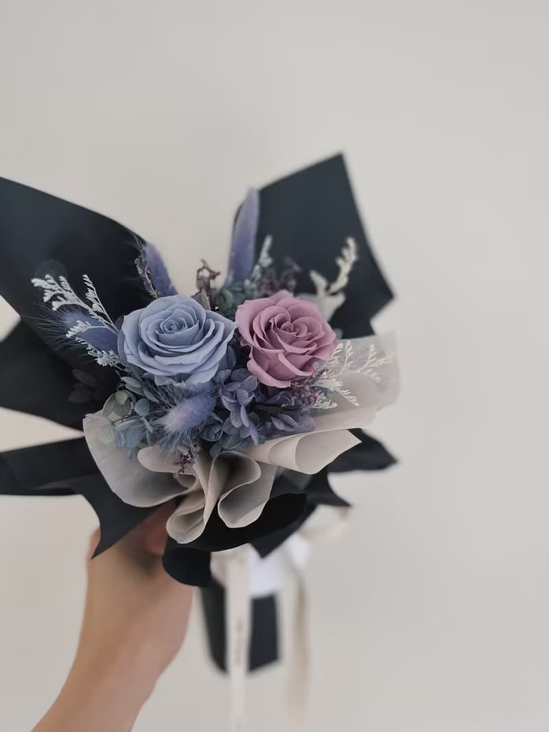 【永生玫瑰花花束】• 情人節/永生玫瑰花/永生玫瑰花花束/玫瑰花