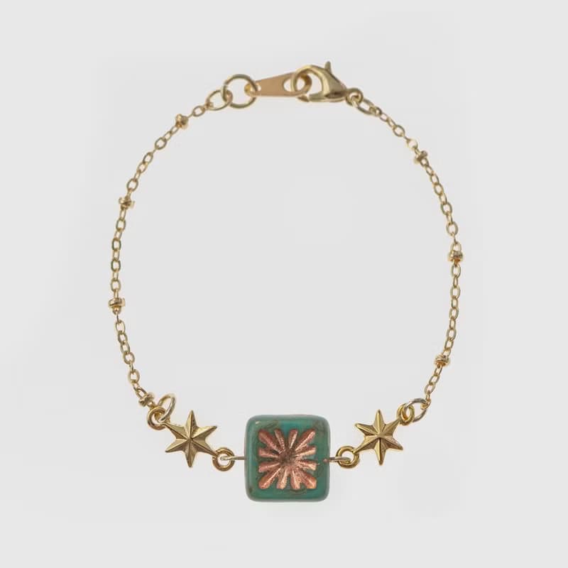 手鍊 | Stardust Dreams 星塵織夢 - 復古綠