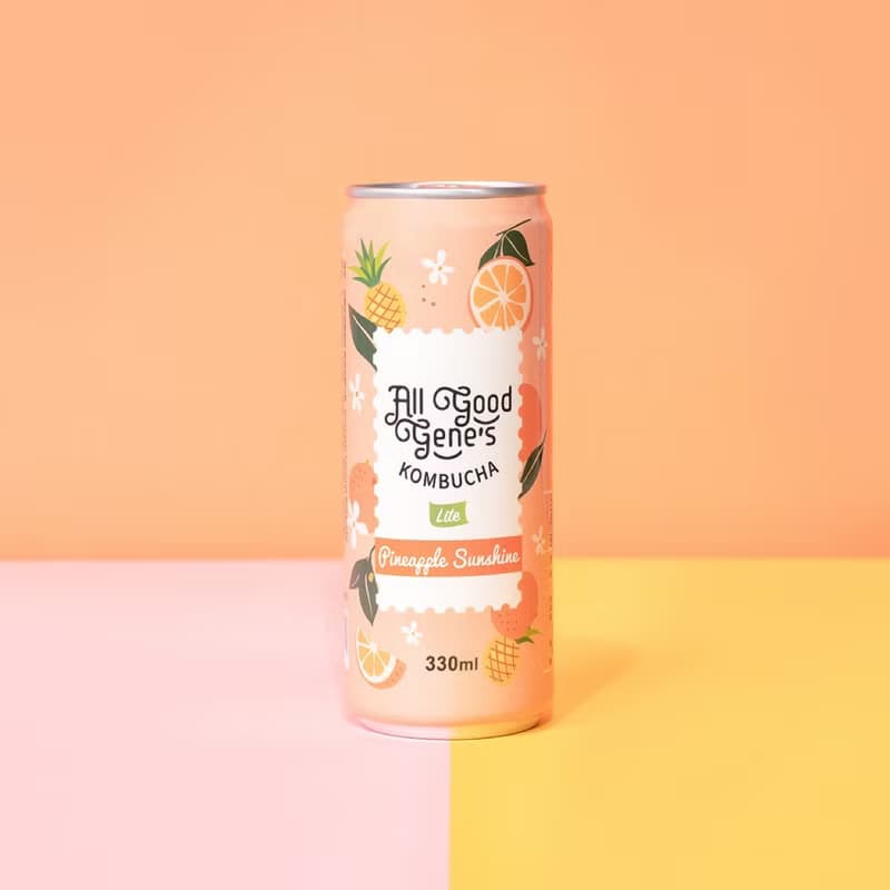 鳳梨柑橘康普茶 330ml/罐裝14瓶