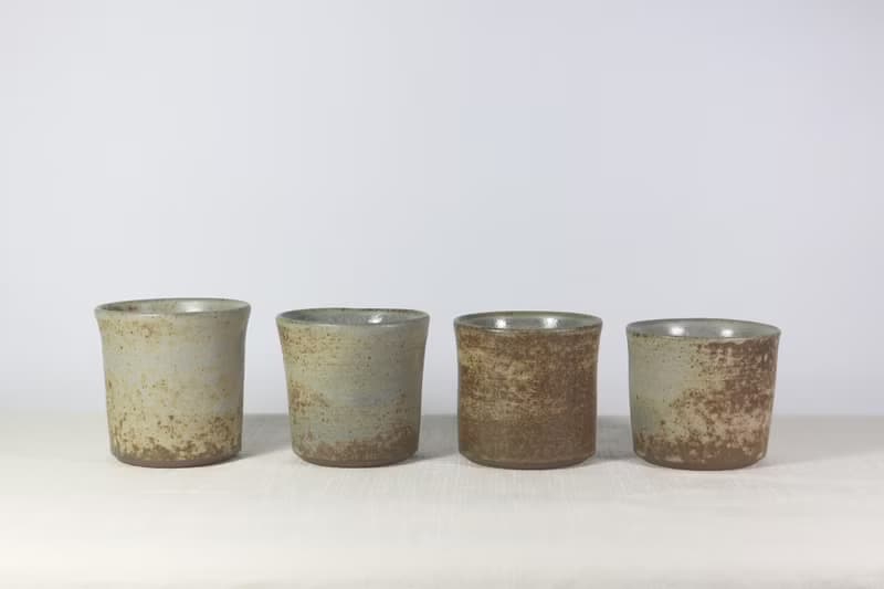 灰綠枇灰小茶杯