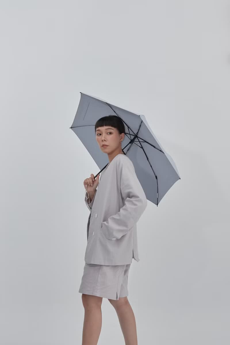 Heemin 晴雨傘 輕量 防曬 防潑水 質感灰藍