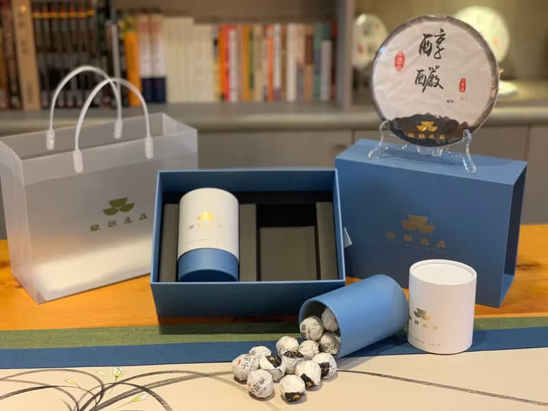 釅韻逸品【醇釅手工普洱沱茶∣熟茶茶葉禮盒】