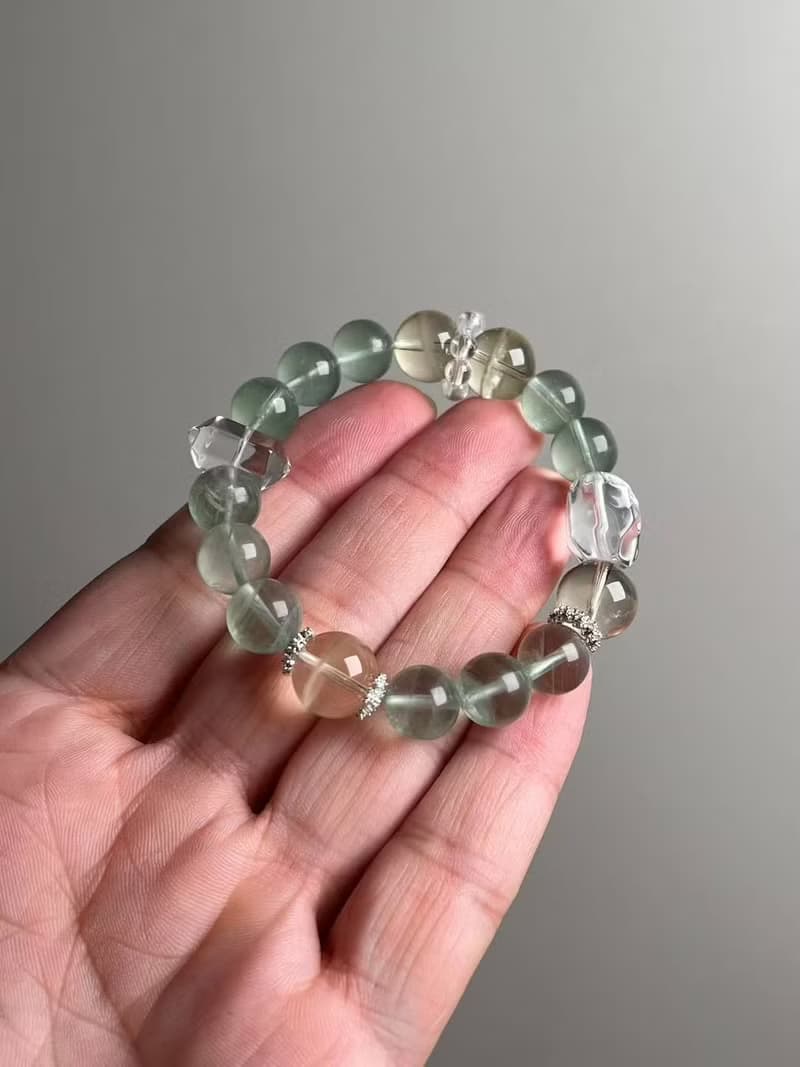 天然薄荷綠螢石 多寶。Z-20250712-054