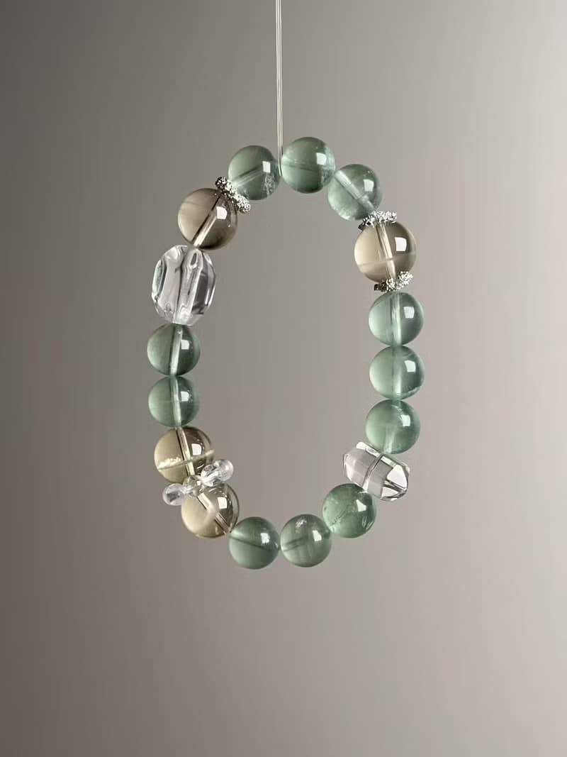 天然薄荷綠螢石 多寶。Z-20250712-054