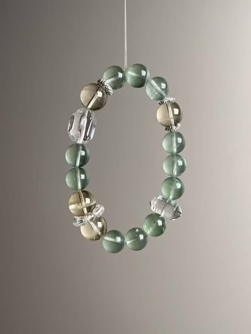 天然薄荷綠螢石 多寶。Z-20250712-054