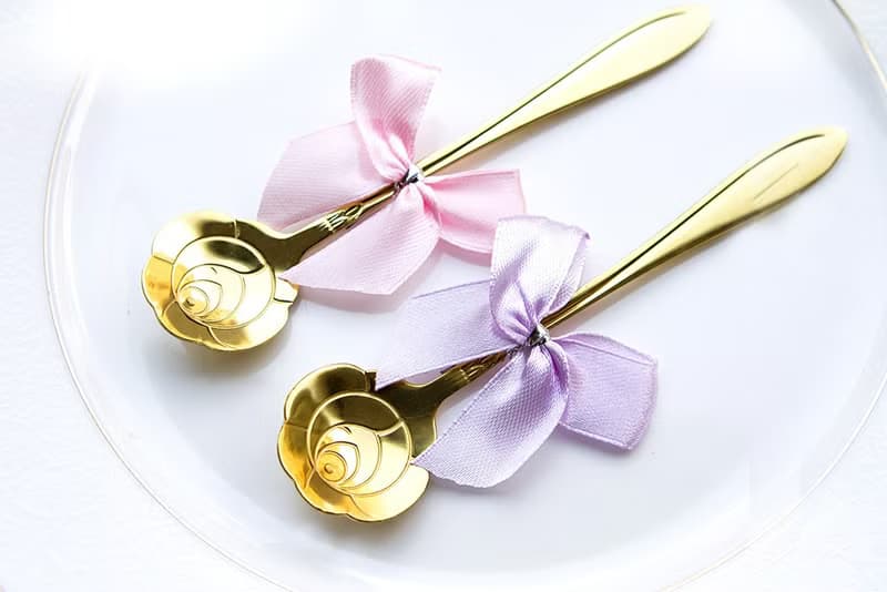Sweet Love Tiffany盒玫瑰湯匙二入禮盒 | 咖啡勺 情人節 結婚