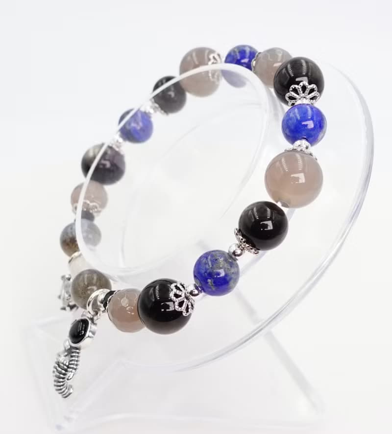 寶麗金珠寶-天然水晶摘星銀飾手鍊