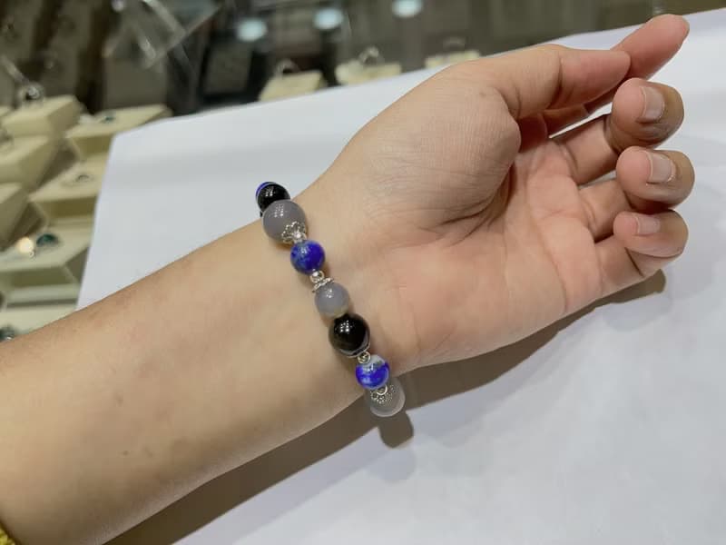 寶麗金珠寶-天然水晶摘星銀飾手鍊