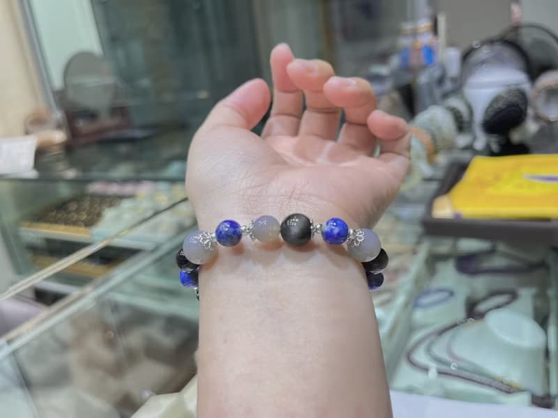 寶麗金珠寶-天然水晶摘星銀飾手鍊