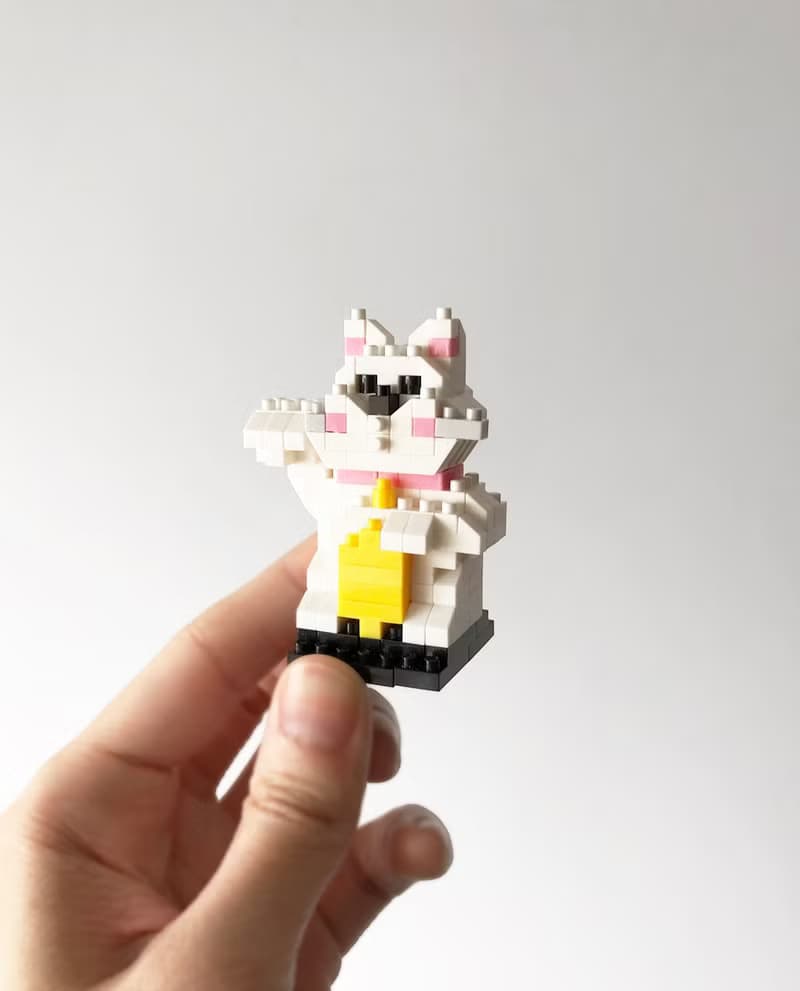 Archbrick x cheeky cheeky 招財貓 迷你積木 微積木 Nanoblock