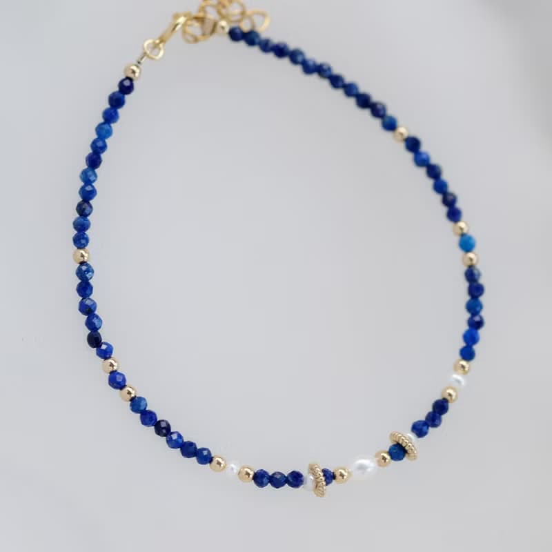 小寶石手鍊-青金石