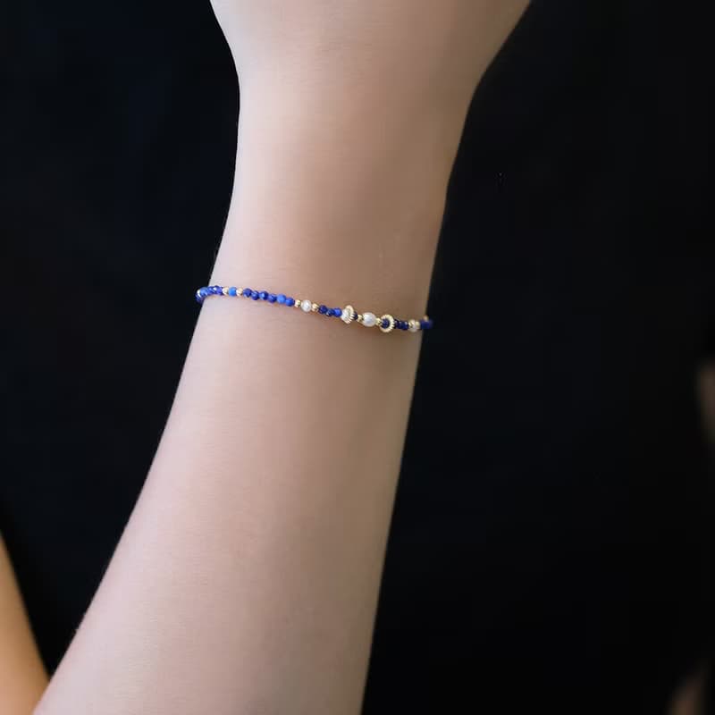 小寶石手鍊-青金石