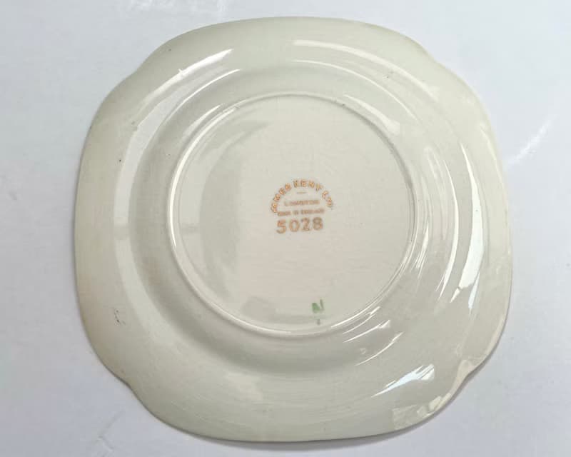 英格蘭蘭頓 James Kent Ltd 古董 6 件套甜點盤