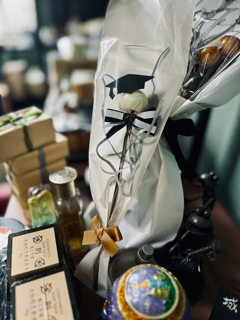 香氛手工皂畢業花束