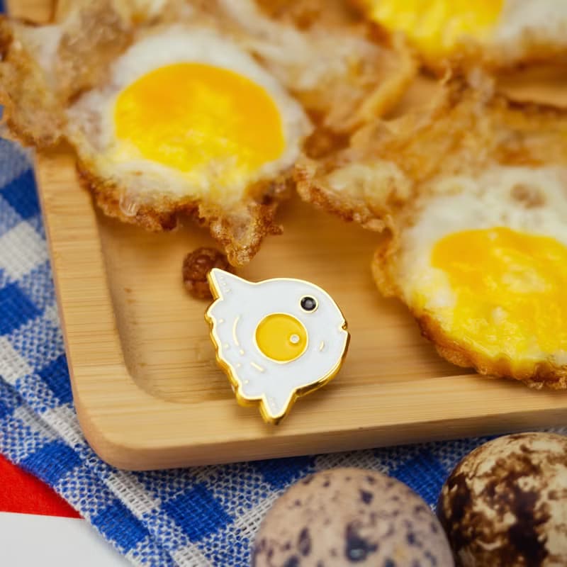 Sunny Side Up Fish Enamel Pin
