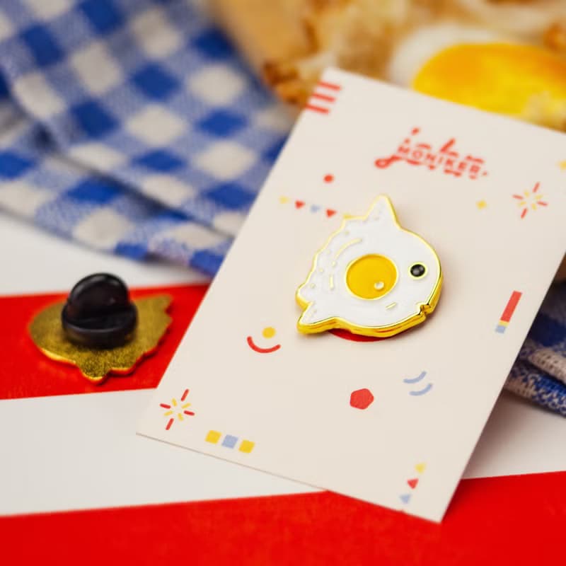 Sunny Side Up Fish Enamel Pin