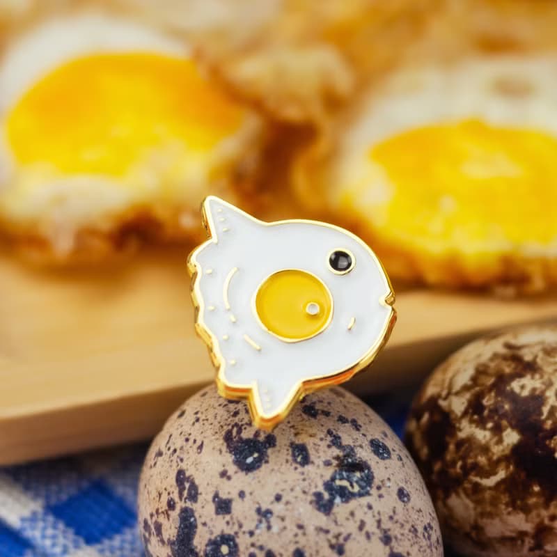 Sunny Side Up Fish Enamel Pin