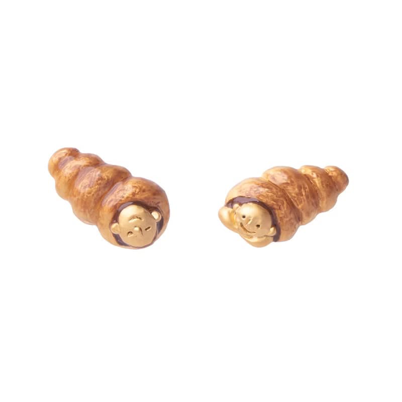 チョコゴロ寝ピアス Chocholate Bread Sleeping Bag　PA595