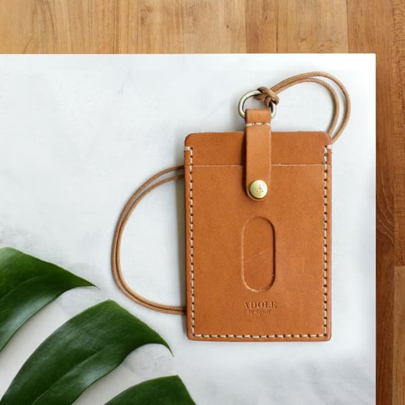 【5%營收支持公益】台北城隍廟聯名-真皮手做Diy套組(免費刻印)