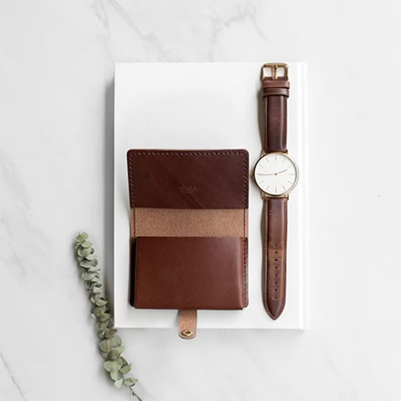 【5%營收支持公益】台北城隍廟聯名-真皮手做Diy套組(免費刻印)