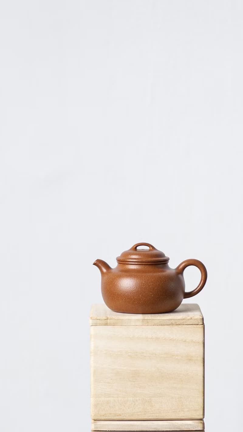 送禮紫砂壺茶壺小扁钟 慕古款 150cc 原矿陈腐降坡料 水色正宗润